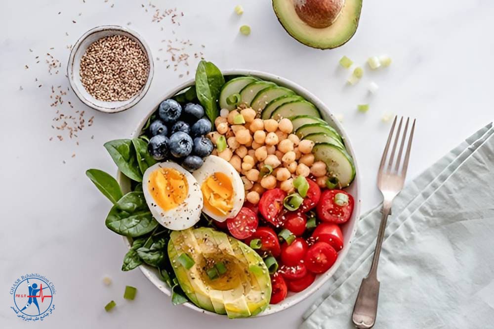 رژیم غذایی و سبک زندگی سالم برای درمان دیسک گردن